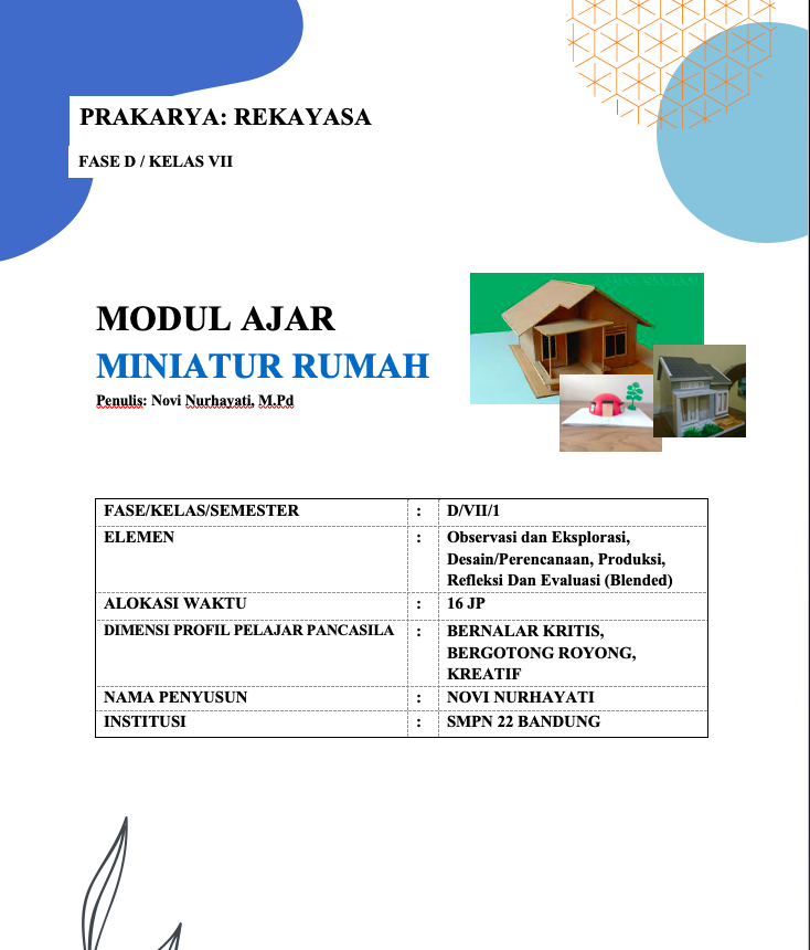 Modul Ajar Prakarya-Rekayasa